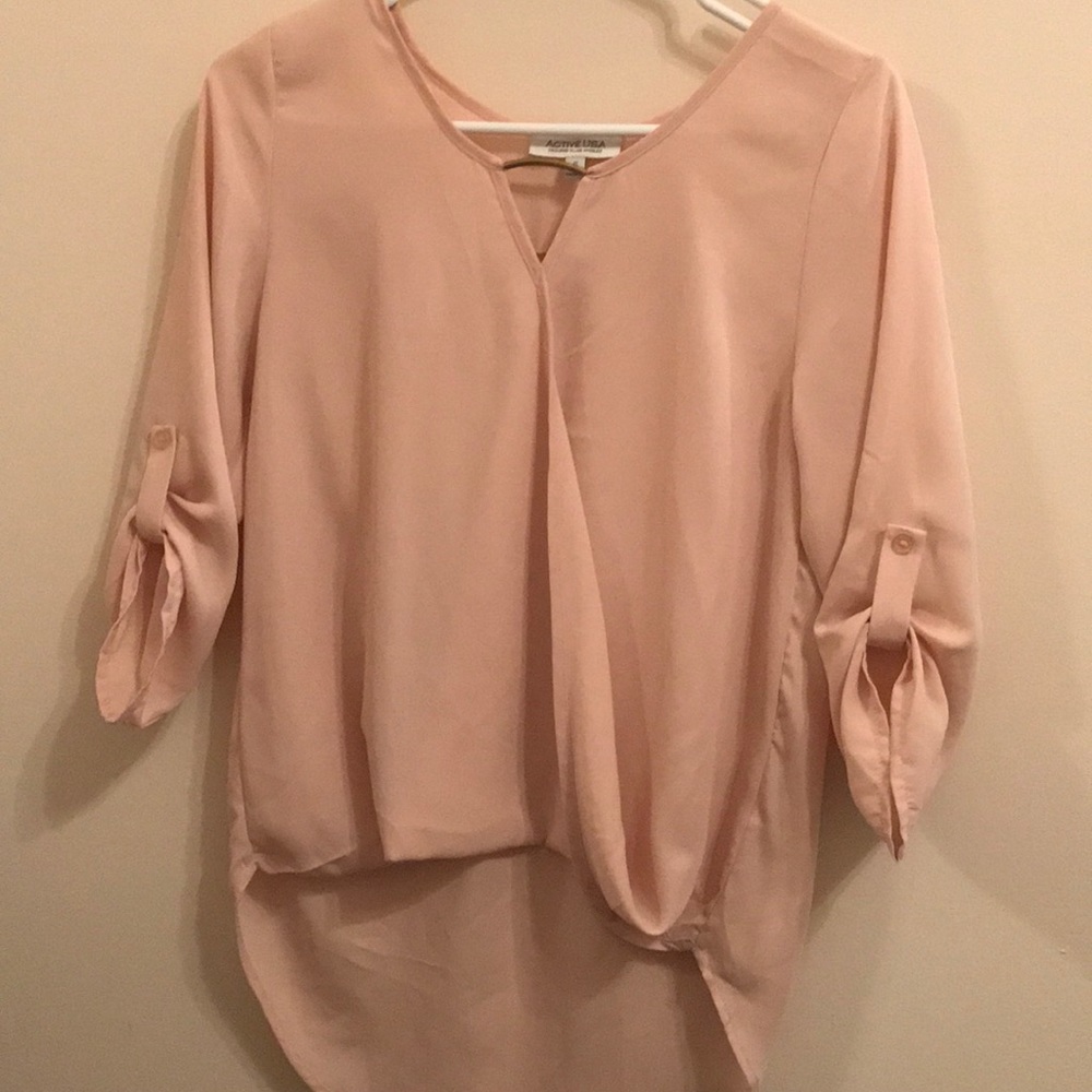 Blush Sheer Blouse